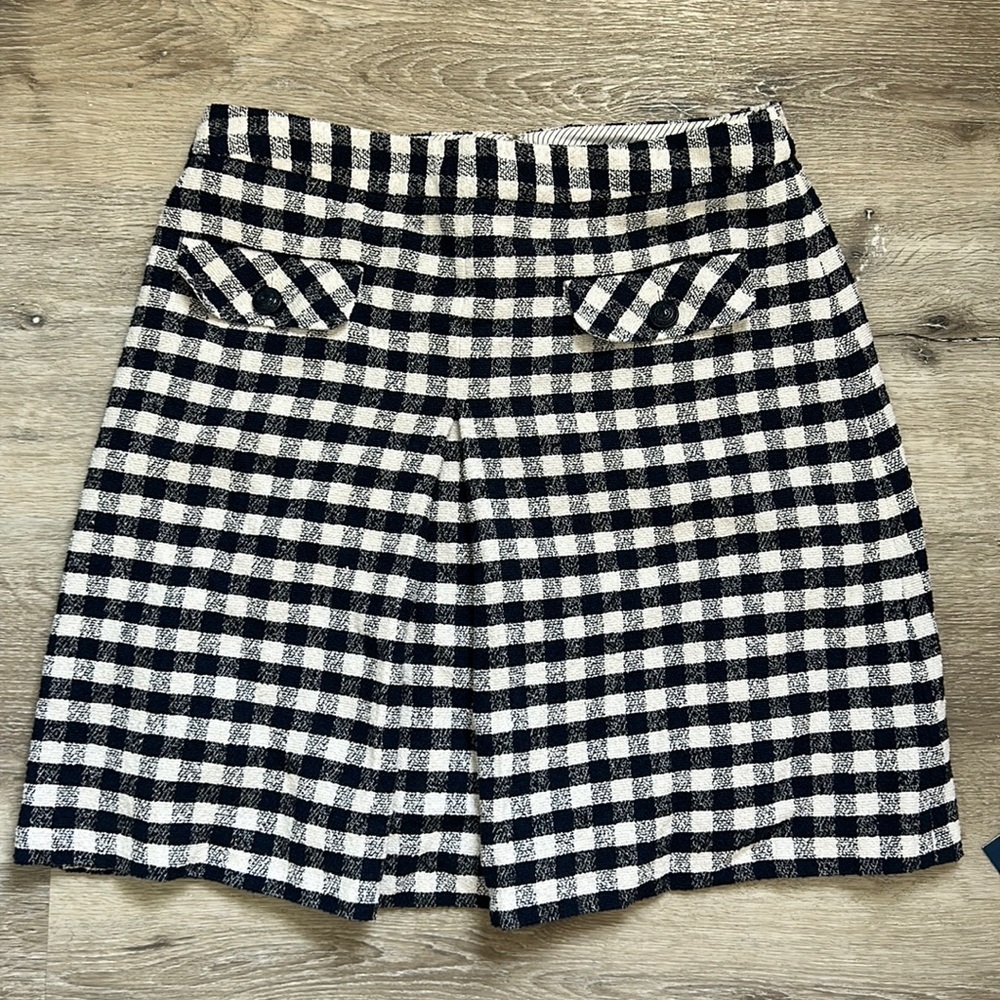Brooks Brothers plaid checkered skirt